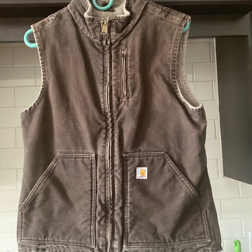 Carhartt brown vest
